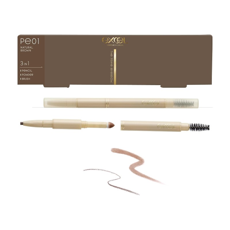 EXCEL 三合一眉笔